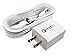 New Rapid Fast Wall Charger for Samsung Galaxy S7 S6 Note 4 5 Qualcomm 2.0 Wall Charger - 5 Foot Cord - White