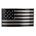 FL102 Men's Enamel Gun Metal American Flag Dark Side Plaque Buckle fits 1.33