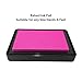 ReignDrop Ink Pad For Baby Footprint & Handprint - Creates Impressive Long Lasting Keepsake Stamp for Infant & Kids. Smudge Proof, Easy to Wipe Off Skin, Safe & Gentle Acid Free(Pink)