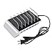 USB Charging Station, Show Wish Universal Detachable 6 Ports Dock Station, 51W 5V 10.2A Stand Mounts Holder Charger, Desktop Docking Station for iPhone,iPad, and Other Smartphones. (Silver)