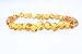 Adult Baltic Amber Bracelet (Unisex, Honey, 7.5 Inches) Lab-Tested, 100% Certified Baltic Amber - All Natural Pain Relief & Anti-Inflammatory For Migraine, Sinus, Arthritis & More