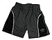 UMBRO Little Boys' Color Block Mesh Short, Charcoal/Black, 5/6