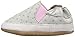Robeez Girls Crib Shoe, Dot Mania Metallic/Grey, 6-12 Months M US Infant
