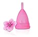 Nezbling Menstruation Cup for Menstrual relief with Premium Storage Bag, Leak Free Guaranteed for Normal Flow, Flexible Soft Reusable Medical-Grade Silicone Small Period Cups.