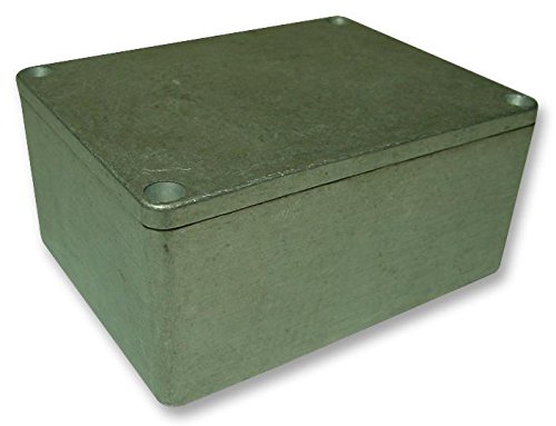 Multicomp G113 IP65 Sealed Die Cast Aluminium Enclosure with EMI/RF Shielding, 115 mm x 90 mm x 55 mm