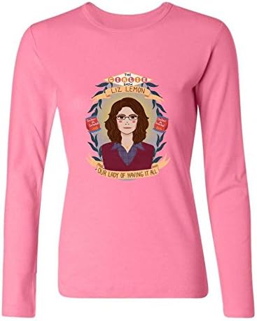 TMILLER Women's Tina Fey Liz Lemon Long Sleeve T-shirt