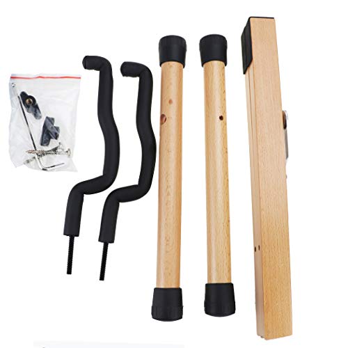 Hidear Wood Guitar Stand Solid Wood Folding AFrame Guitar Stand for