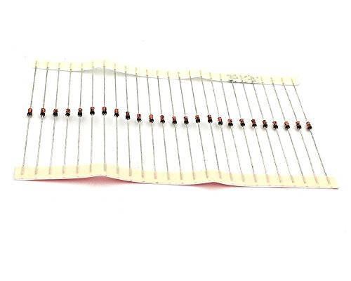 Poilee Rectifier Diode Assorted Kit,100 pcs 1N4148 1N4007 1N5819 1N5399 1N5408 1N5822 FR107 FR207 Electronic Components Package,Diode Assortment - Thumbnail 4