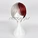 Cosplaza Brown Short Layered Hair for Man Boy Overhaul Hero Animation Character Halloween Party Cosplay Wigs