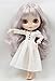 Long White Dress Retro Accessories Cloth For Blythe Doll best gift