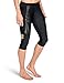 SKINS Women's A400 Compression 3/4 Tights, Black/Gold, Small