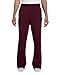 Jerzees Dri-Power Poly Pocketed Open-Bottom Sweatpants, XX-Large - Maroon
