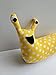 Yellow Banana Slug Plush / Yellow Stuffed Animal Banana Slug Plush
