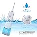 Water Flosser, AOIEORD Cordless Oral Irrigator with 3 Modes & 4 Replaceable Jet Tips, Portable Anti-touching Mistakenly Dental Water Flosser for Family and Braces