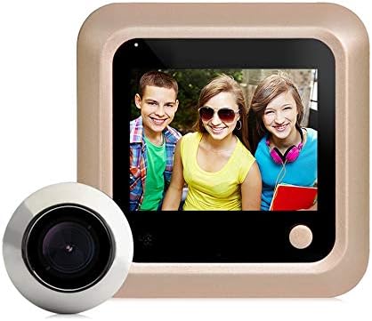 X5 2.4 Inch TFT Color Screen Display Home Smart Doorbell Security Door Peephole Camera Electronic Cat Eye - Gold