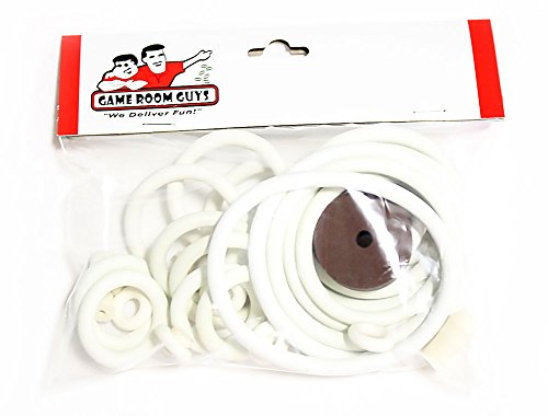 Game Room Guys Gottlieb Rack A Ball Pinball White Rubber Ring Kit