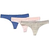 Calvin Klein Women`s Monochrome Thongs 3 Pack