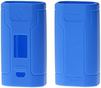 kanggaly Protective Silicone Sleeve Case Skin Cover for Wismec Predator 228W Mod (Blue)