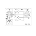 Latching Push Button Switch, URTONE UR193, 1NO1NC SPDT ON/Off 5A 250VAC 30VDC Stainless Steel Shell Suitable for 19mm 3/4