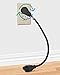 Maximm Cable 6-Inch (0.5 Foot) 360° Rotating Flat Plug Extension Cord/Wire, 3 Prong Grounded Wire - 5 Pack - Black UL Certified