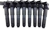 2003-2006 Ignition Coil Packs Set Of 8 Porsche Cayenne S 4.5l Turbo 3.2l V8 V6