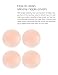 Pasties for Women 4 Pairs Nipple Covers Reusable Adhesive Silicone Covers (2 pairs beige nipple covers)