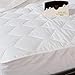 BIDDEFORD BLANKETS Quilted Electric Heated Mattress Pad with Digital Controller, Full, White