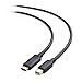 Cable Matters Unidirectional USB C to Mini DisplayPort Cable - 6ft, (USB C to Mini DP Cable) Supporting 4K 60Hz - Not Compatible with USBC or Thunderbolt 3 Storage, Hard Drive, or Audio Device