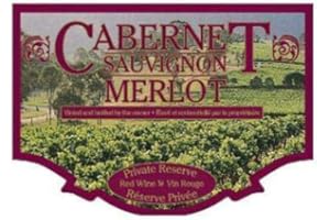 Hobby Homebrew Wine Bottle Labels Pack of 30 Cabernet Sauvignon Merlot Blend Vineyard Design Self-Adhesive Easy Peel