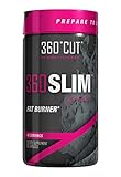 360SLIM Female Fat Burner Appetite Suppressant with Green Coffee Bean, Yerba Mate, Guarana, Raspberry Ketones, and Caffeine. 90 Capsules