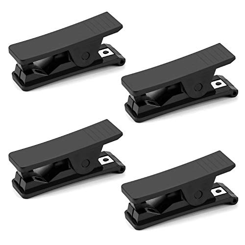 QWORK 4 Pack PVC Tube Cutter Nylon Plastic Hose Cutter for up to 1/2" OD PU PE Tube, Black