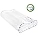 Wonwo Memory Foam Pillow, Orthopedic Sleeping Pillow Contour Cervical Bed Pillow for Neck Pain, Back Stomach Side Sleepers with Washable Pillowcase