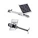TIN Sum LED Solar Street Light,6000LM 6500K Solar Powered Pole Light, IP65 Waterproof Security Area Night Lighting for Street Gutter Patio Garden Path