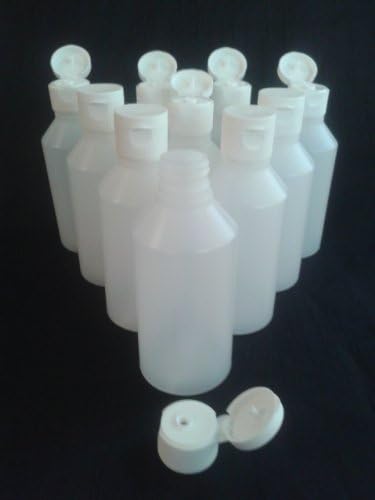 50 x 500 ml empty plastic bottles + flip top lid Ideal craft / cosmetics / travel