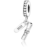 Graduation New Year Silver Charms Beads Pendants for Pandora Bracelets & Necklaces