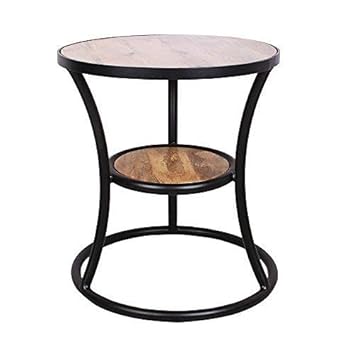 Amazon Com Storeindya Wooden Large Round Coffee Center Table