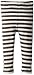 L'ovedbaby Unisex Baby Newborn Organic Leggings, Gray Stripe, 0-3 Months