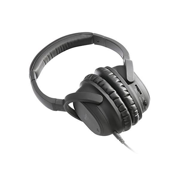 LINDY-20424-NC-60-Active-Noise-Cancelling-Headphones-Black LINDY NC-60 Active Noise Cancelling Headphones, Black