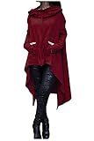 Aifer Women's Asymmetrical Hem Long Sleeve Hoodies Sweatshirts Tunic Tops