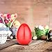 Totem World Jumbo 10-Inch Solid Red Easter Egg - The Perfect Size For Holding Toys, Candy Bars, And Stuffed Animals - Easy To Open, Tough To Break - Great As Party Favors And Easter Basket Stuffers