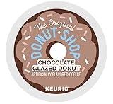 The Original Donut Shop Chocolate Glazed Donut Coffee single serve capsules for Keurig K-cup pod brewers (24 Count)
