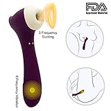 Viberate Rabbit Sucking Toys with 8 Speeds Strong Feeling Fluttering Large Size Toys for Women