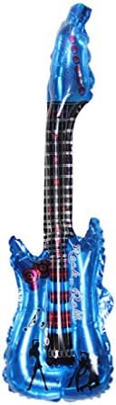 Guitar Foil Balloons Classic Baby Toys Party Wedding Birthday Home Decor (Blue)