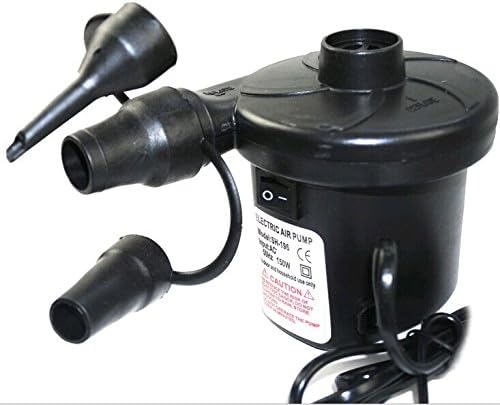 DS Link Quick-Fill AC Electric Air Pump for both Inflatables &amp; Deflatable, 110-120 Volt, Max. Air Flow 21.2CFM with Three Nozzles
