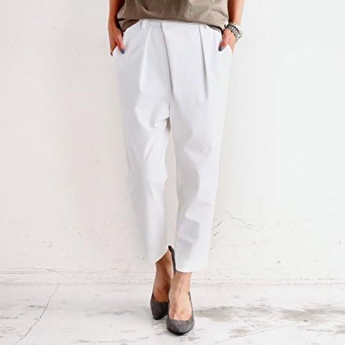Amazon ビューティ ユース レディース Beauty Youth By ラップテーパード8分丈パンツ ホワイト S 30 パンツ 通販