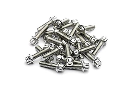 SRR Hardware Raw Split Rand Schrauben M7 x 24 mm geschmiedet Edelstahl für BBS RM oz Rollen