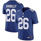 Men's New York Giants #26 Saquon Barkley Royal Embroidered Name & Number Jersey