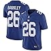 Men's New York Giants #26 Saquon Barkley Royal Embroidered Name & Number Jersey