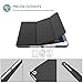 ProCase Smart Case for iPad Air 2 2014, Ultra Slim Lightweight Stand Protective Case Shell with Translucent Frosted Back Cover for iPad Air 2nd (A1566 A1567) -Black