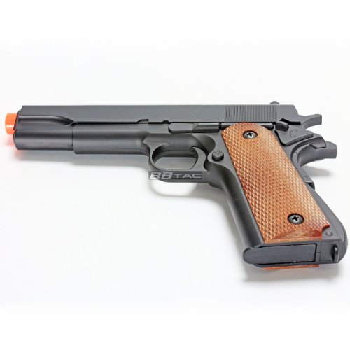 bbtac m21 airsoft 260 fps metal spring pistol with working hammer and